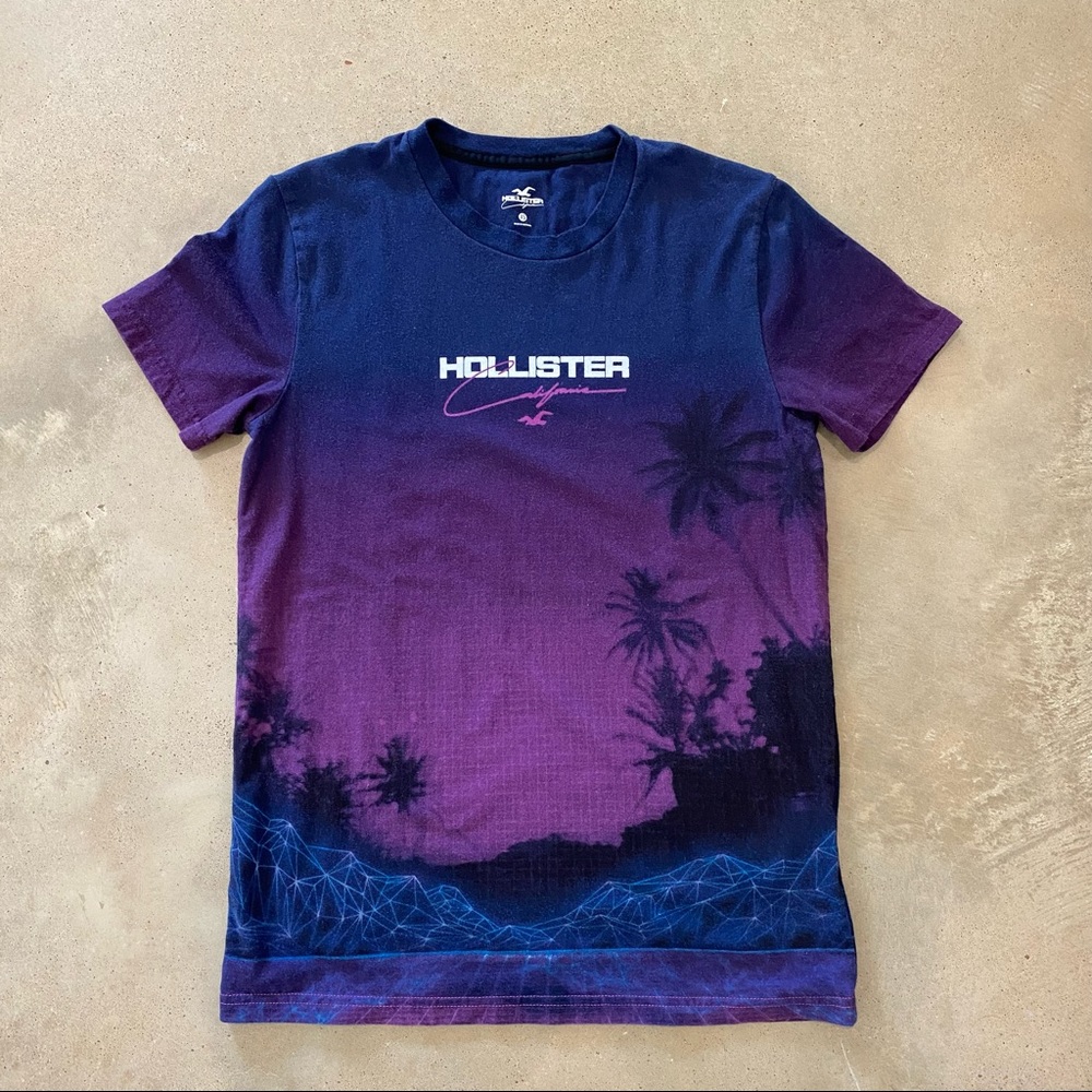 Men’s Hollister Tee (blue and purple)